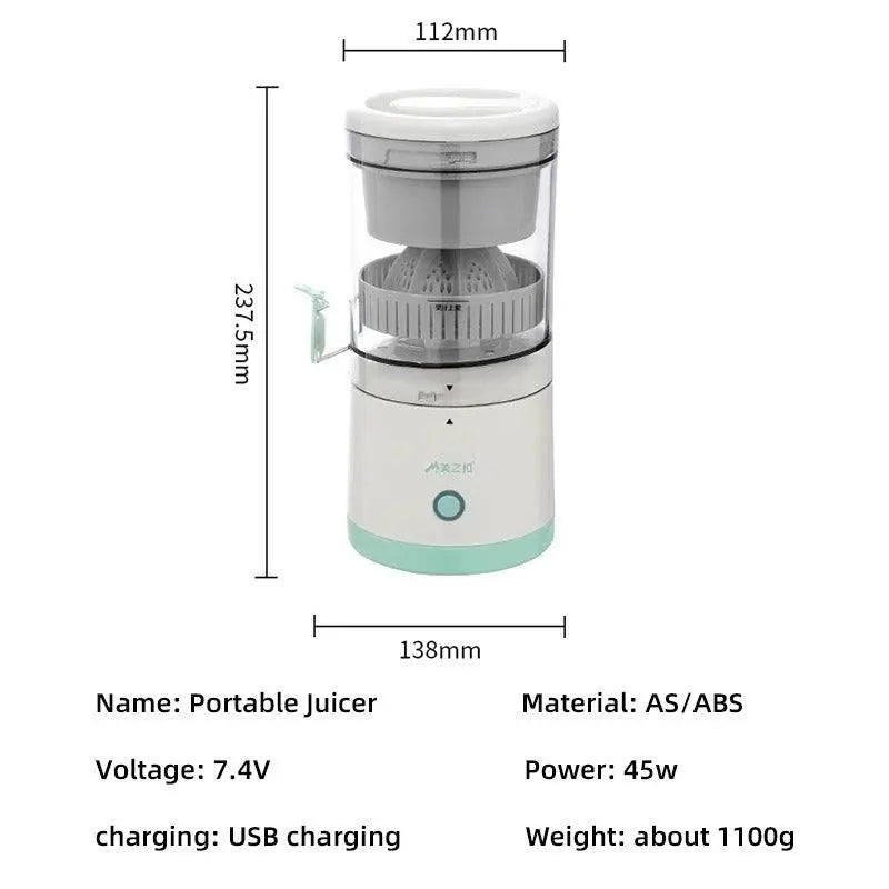 Multi functional Automatic Fruit Juicer Portable, Wireless, Hands Free, Rechargeable with USB Charger - SJ Avenue